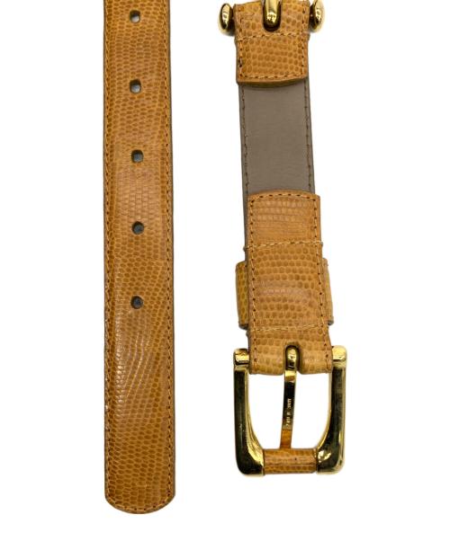LOEWE（ロエベ）LOEWE (ロエベ) レザーベルト ブラウンの古着・服飾アイテム
