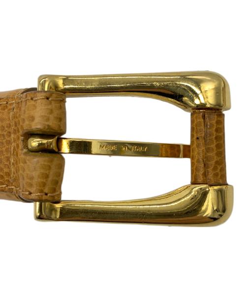LOEWE（ロエベ）LOEWE (ロエベ) レザーベルト ブラウンの古着・服飾アイテム