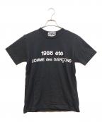 CDGシーディージー）の古着「半袖カットソー」｜ブラック