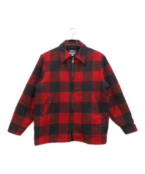 WOOLRICH（ウールリッチ）WOOLRICH (ウールリッチ) ウールジャケット レッド サイズ:Lの古着・服飾アイテム