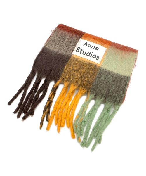 Acne studios（アクネ ストゥディオズ）ACNE STUDIOS (アクネ ストゥディオズ) 大判マフラー マルチカラーの古着・服飾アイテム