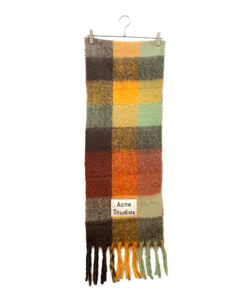 Acne studios（アクネ ストゥディオズ）ACNE STUDIOS (アクネ ストゥディオズ) 大判マフラー マルチカラーの古着・服飾アイテム