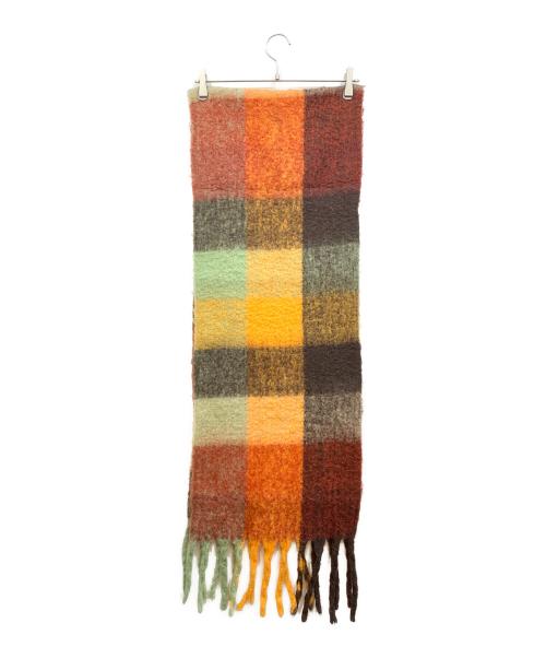 Acne studios（アクネ ストゥディオズ）ACNE STUDIOS (アクネ ストゥディオズ) 大判マフラー マルチカラーの古着・服飾アイテム