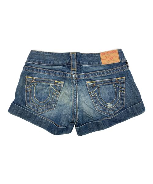 TRUE RELIGION（トゥルー レリジョン）TRUE RELIGION (トゥルー レリジョン) ショートデニム インディゴ サイズ:24の古着・服飾アイテム