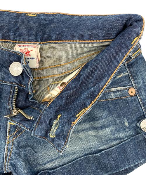 TRUE RELIGION（トゥルー レリジョン）TRUE RELIGION (トゥルー レリジョン) ショートデニム インディゴ サイズ:24の古着・服飾アイテム