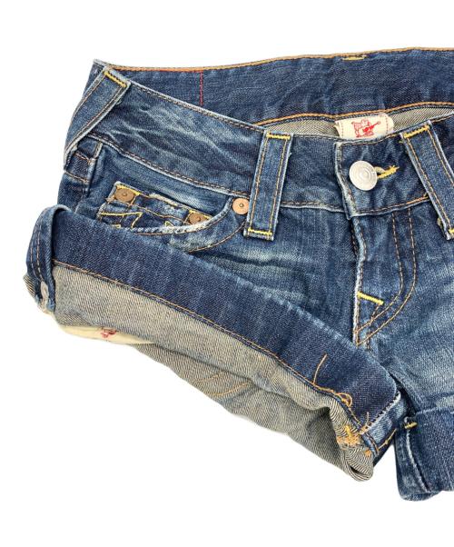 TRUE RELIGION（トゥルー レリジョン）TRUE RELIGION (トゥルー レリジョン) ショートデニム インディゴ サイズ:24の古着・服飾アイテム