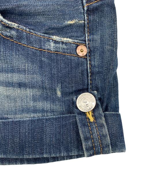 TRUE RELIGION（トゥルー レリジョン）TRUE RELIGION (トゥルー レリジョン) ショートデニム インディゴ サイズ:24の古着・服飾アイテム