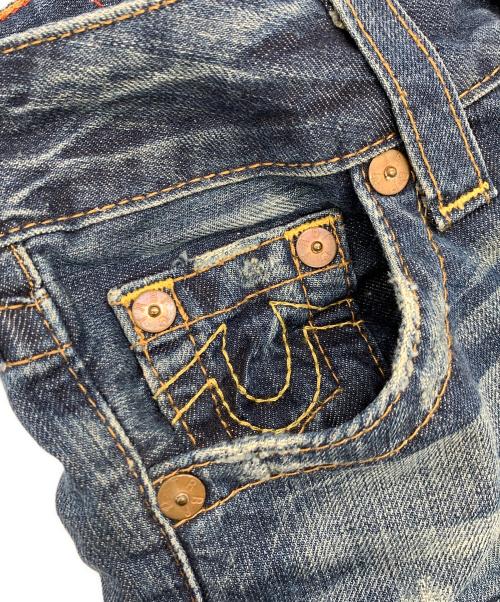 TRUE RELIGION（トゥルー レリジョン）TRUE RELIGION (トゥルー レリジョン) ショートデニム インディゴ サイズ:24の古着・服飾アイテム