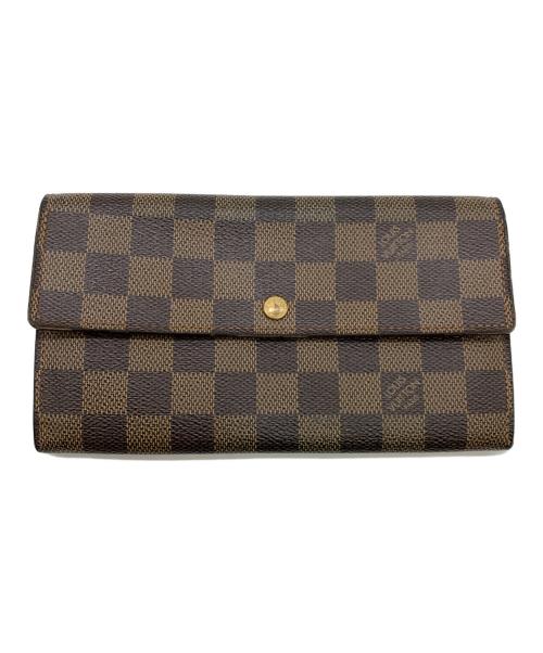 LOUIS VUITTON（ルイ ヴィトン）LOUIS VUITTON (ルイ ヴィトン) ポシェット・ポルトモネ クレディ ブラウンの古着・服飾アイテム
