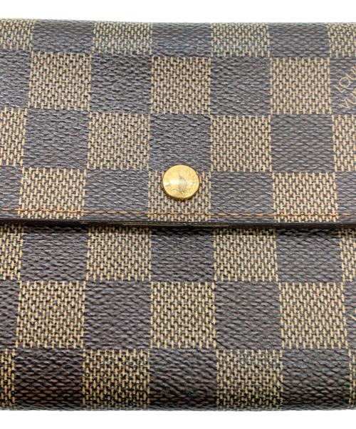 LOUIS VUITTON（ルイ ヴィトン）LOUIS VUITTON (ルイ ヴィトン) ポシェット・ポルトモネ クレディ ブラウンの古着・服飾アイテム