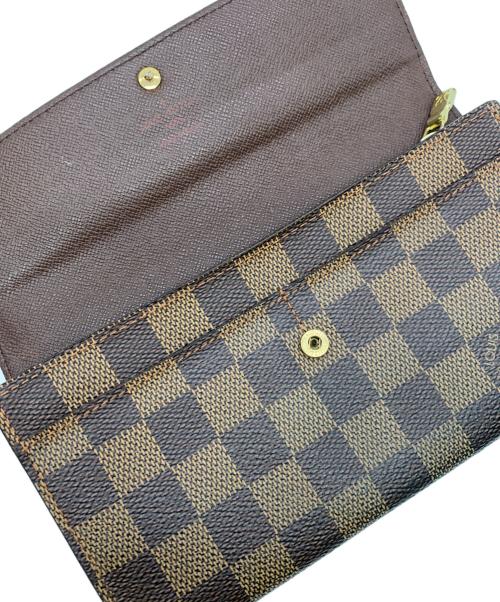 LOUIS VUITTON（ルイ ヴィトン）LOUIS VUITTON (ルイ ヴィトン) ポシェット・ポルトモネ クレディ ブラウンの古着・服飾アイテム