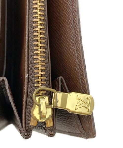 LOUIS VUITTON（ルイ ヴィトン）LOUIS VUITTON (ルイ ヴィトン) ポシェット・ポルトモネ クレディ ブラウンの古着・服飾アイテム