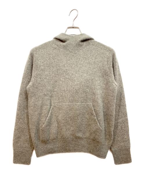 evam eva（エヴァムエヴァ）evam eva (エヴァムエヴァ) cashmere seamless parka グレー サイズ:1の古着・服飾アイテム