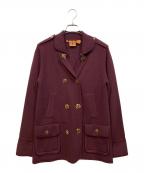 TORY BURCHトリーバーチ）の古着「ニットジャケット」｜ブラウン