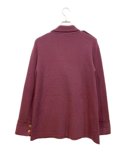 TORY BURCH（トリーバーチ）TORY BURCH (トリーバーチ) ニットジャケット ブラウン サイズ:Mの古着・服飾アイテム