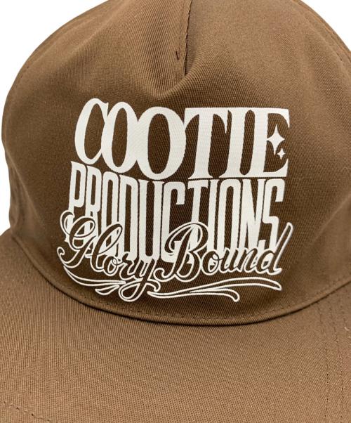 COOTIE PRODUCTIONS（クーティープロダクツ）COOTIE PRODUCTIONS (クーティープロダクツ) TWILL 5 PANEL CAP ブラウンの古着・服飾アイテム
