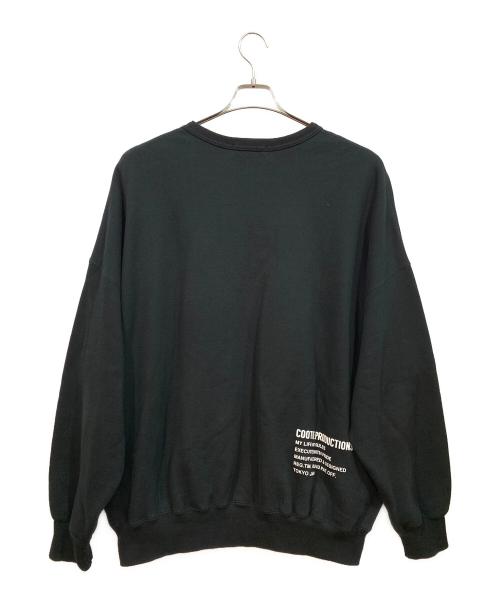 COOTIE PRODUCTIONS（クーティープロダクツ）COOTIE PRODUCTIONS (クーティープロダクツ) Compact Yarn Crewneck Sweatshirts / スウェット ブラック サイズ:XLの古着・服飾アイテム