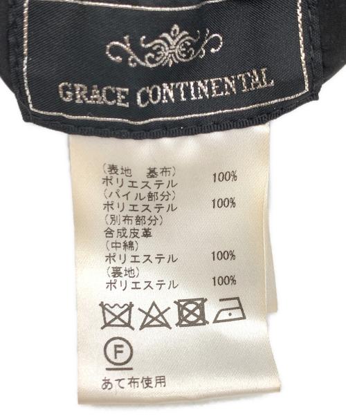 Diagram GRACE CONTINENTAL（ダイアグラム グレースコンチネンタル）Diagram GRACE CONTINENTAL (ダイアグラム グレースコンチネンタル) ジャケット ブラック×ブラウン サイズ:36の古着・服飾アイテム