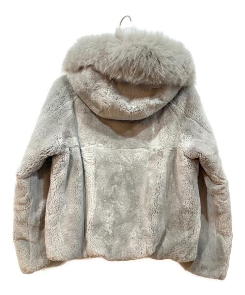 GRACE CONTINENTAL（（グレースコンチネンタル）GRACE CONTINENTAL (（グレースコンチネンタル) ジップジャケット グレー サイズ:36の古着・服飾アイテム