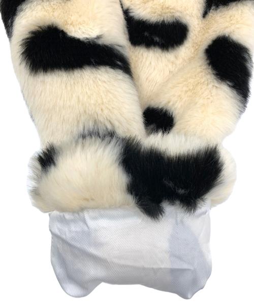 Jakke（ジャッキー）Jakke (ジャッキー) RITA COAT PAINTBRUSH PRINT / ジャケット ブラック×ベージュ サイズ:Sの古着・服飾アイテム