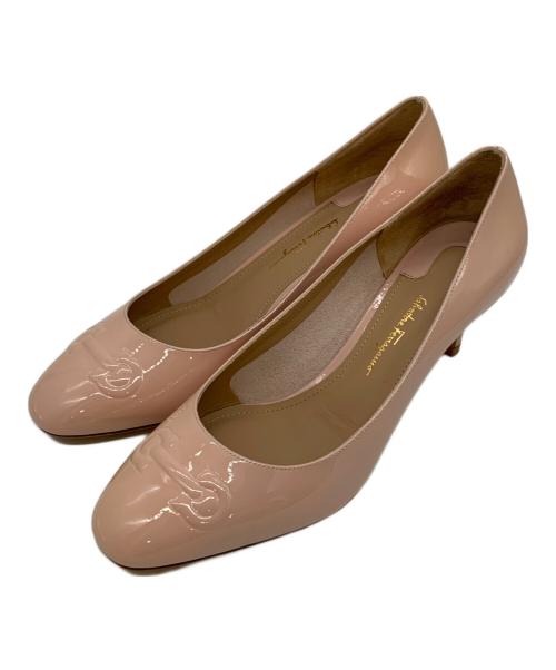 Salvatore Ferragamo（サルヴァトーレ フェラガモ）Salvatore Ferragamo (サルヴァトーレ フェラガモ) BRONI 55 / ブローニ 55 ピンク サイズ:5の古着・服飾アイテム