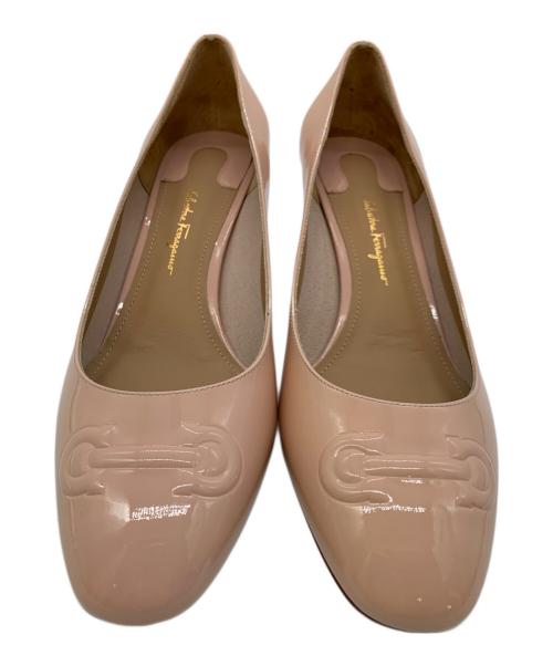 Salvatore Ferragamo（サルヴァトーレ フェラガモ）Salvatore Ferragamo (サルヴァトーレ フェラガモ) BRONI 55 / ブローニ 55 ピンク サイズ:5の古着・服飾アイテム