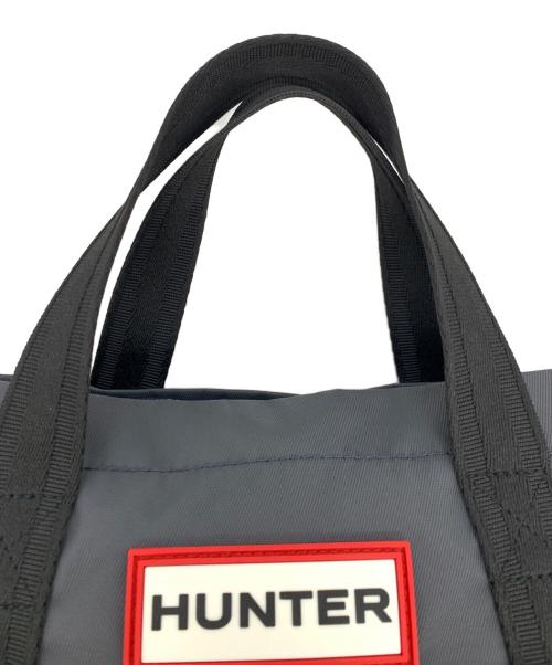 HUNTER（ハンター）HUNTER (ハンター) ナイロン ミニ トップ クリップ トート バッグ グレーの古着・服飾アイテム