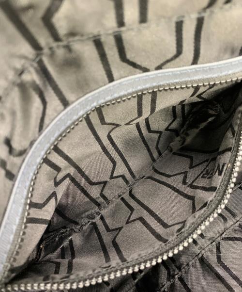 HUNTER（ハンター）HUNTER (ハンター) ナイロン ミニ トップ クリップ トート バッグ グレーの古着・服飾アイテム