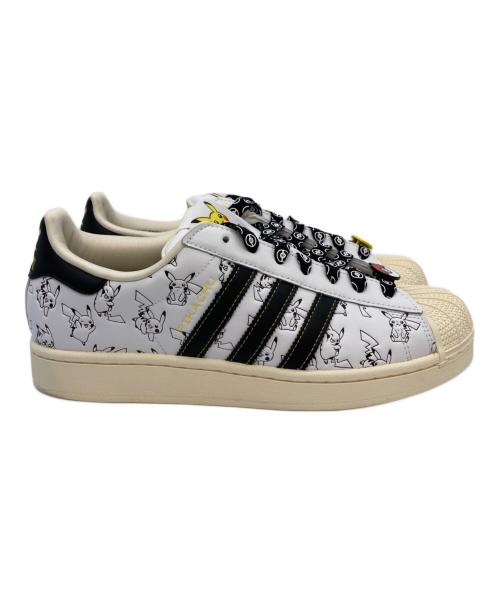 adidas（アディダス）adidas (アディダス) pokemon (ポケモン) Pokémon SUPERSTAR II / ポケモン スーパースター II ホワイト×ブラック サイズ:US：9.5の古着・服飾アイテム