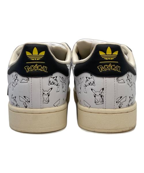 adidas（アディダス）adidas (アディダス) pokemon (ポケモン) Pokémon SUPERSTAR II / ポケモン スーパースター II ホワイト×ブラック サイズ:US：9.5の古着・服飾アイテム