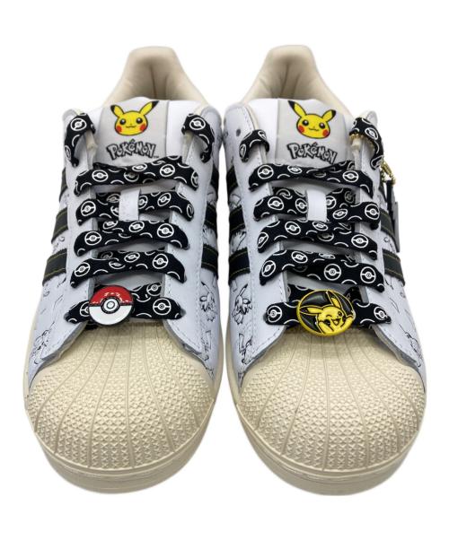 adidas（アディダス）adidas (アディダス) pokemon (ポケモン) Pokémon SUPERSTAR II / ポケモン スーパースター II ホワイト×ブラック サイズ:US：9.5の古着・服飾アイテム