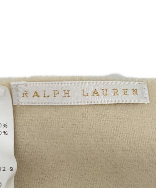 RALPH LAUREN（ラルフローレン）RALPH LAUREN (ラルフローレン) マフラー ベージュの古着・服飾アイテム