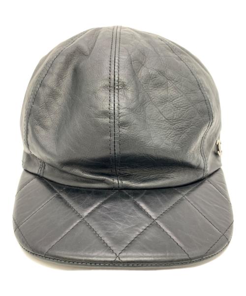 CHANEL（シャネル）CHANEL (シャネル) キャップ ブラック サイズ:Mの古着・服飾アイテム