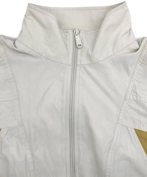 Calvin Klein Jeans（カルバンクラインジーンズ）Calvin Klein Jeans (カルバンクラインジーンズ) ブルゾン ホワイト×カーキ サイズ:XXSの古着・服飾アイテム