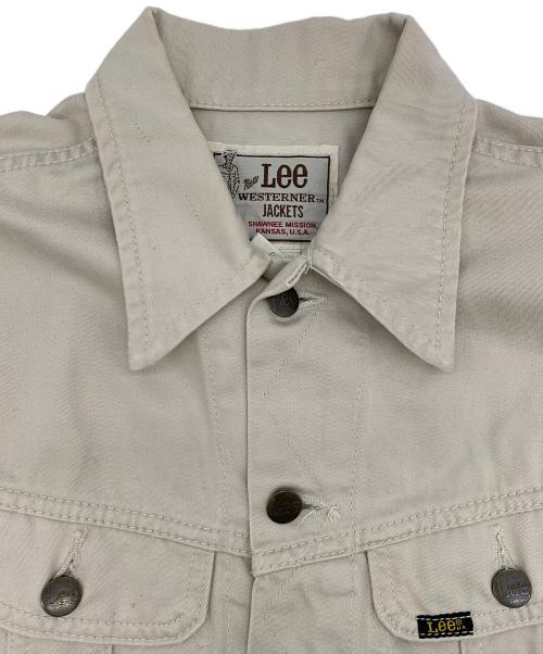 LEE（リー）LEE (リー) デニムジャケット ホワイト サイズ:Lの古着・服飾アイテム