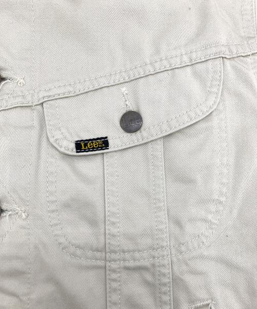LEE（リー）LEE (リー) デニムジャケット ホワイト サイズ:Lの古着・服飾アイテム