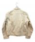 LEE (リー) デニムジャケット ホワイト サイズ:L：5000円