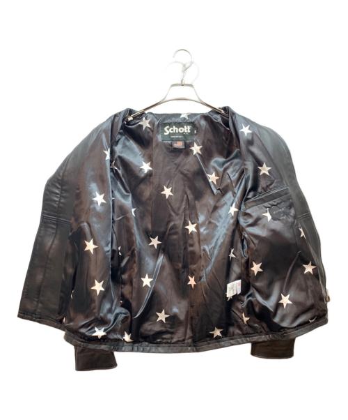Schott（ショット）Schott (ショット) レザージャケット ブラック サイズ:38の古着・服飾アイテム