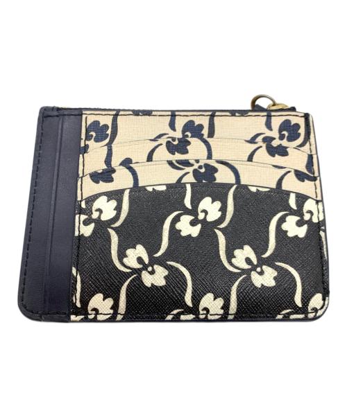 TORY BURCH（トリーバーチ）TORY BURCH (トリーバーチ) カードケース ブラック×ベージュの古着・服飾アイテム