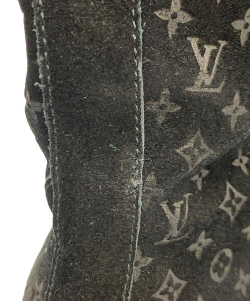 LOUIS VUITTON（ルイ ヴィトン）LOUIS VUITTON (ルイ ヴィトン) ムートンブーツ ブラック サイズ:35 1/2の古着・服飾アイテム