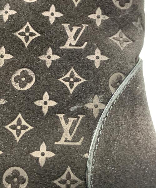 LOUIS VUITTON（ルイ ヴィトン）LOUIS VUITTON (ルイ ヴィトン) ムートンブーツ ブラック サイズ:35 1/2の古着・服飾アイテム
