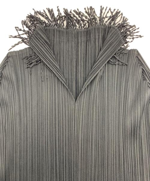 PLEATS PLEASE（プリーツプリーズ）PLEATS PLEASE (プリーツプリーズ) 長袖カットソー ブラック サイズ:4の古着・服飾アイテム