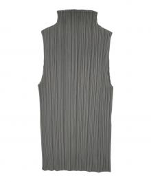 PLEATS PLEASE（プリーツプリーズ）の古着「ノースリーブカットソー」｜グレー