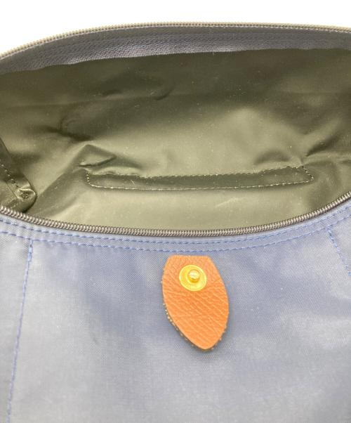 LONGCHAMP（ロンシャン）LONGCHAMP (ロンシャン) プリアージュ・リュック ブラウン×ネイビーの古着・服飾アイテム