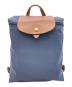 LONGCHAMP（ロンシャン）の古着「プリアージュ・リュック」｜ブラウン×ネイビー
