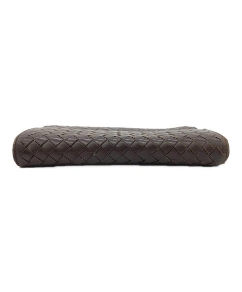 BOTTEGA VENETA（ボッテガベネタ）BOTTEGA VENETA (ボッテガベネタ) イントレチャート / 長財布 ブラウンの古着・服飾アイテム