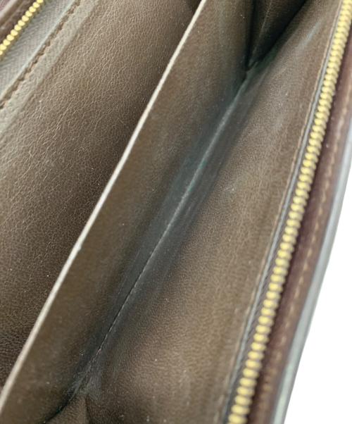 BOTTEGA VENETA（ボッテガベネタ）BOTTEGA VENETA (ボッテガベネタ) イントレチャート / 長財布 ブラウンの古着・服飾アイテム