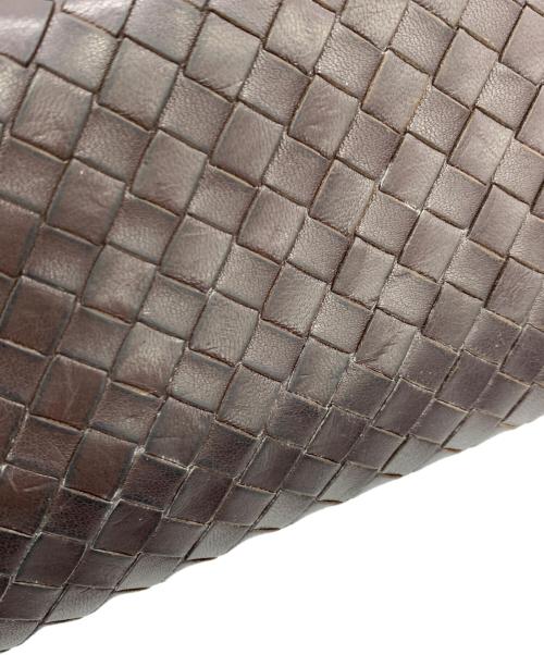 BOTTEGA VENETA（ボッテガベネタ）BOTTEGA VENETA (ボッテガベネタ) イントレチャート / 長財布 ブラウンの古着・服飾アイテム
