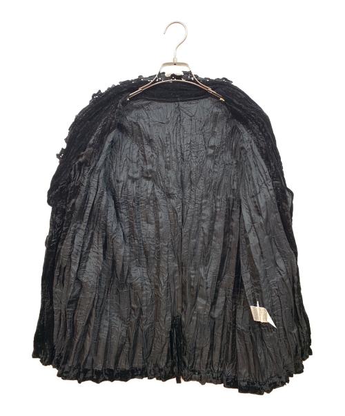 ISSEY MIYAKE（イッセイミヤケ）ISSEY MIYAKE (イッセイミヤケ) 薄手カーディガン ブラック サイズ:2の古着・服飾アイテム