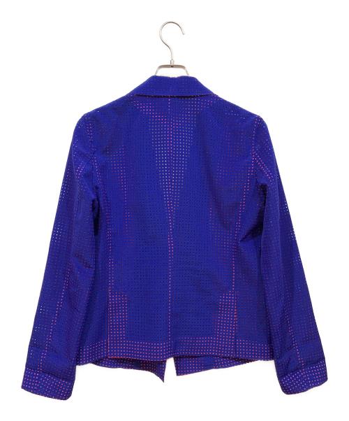ISSEY MIYAKE（イッセイミヤケ）ISSEY MIYAKE (イッセイミヤケ) ジャケット ブルー サイズ:3の古着・服飾アイテム